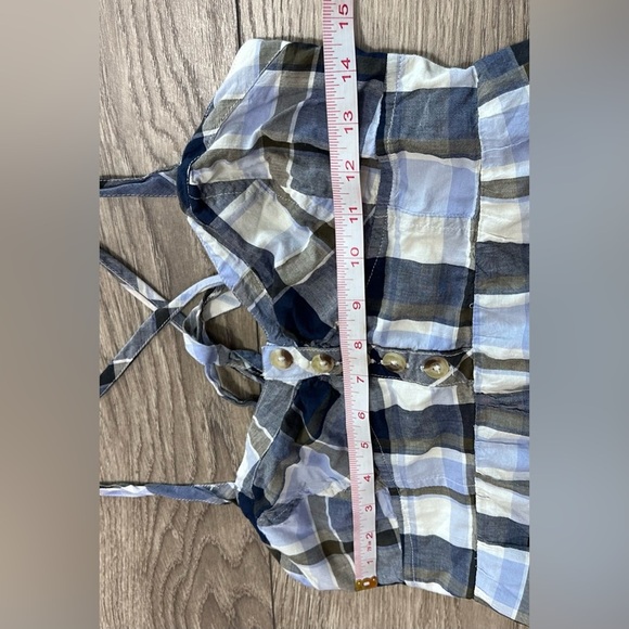 Aeropostale Plaid Halter Dress - Size Medium - Picture 9 of 13